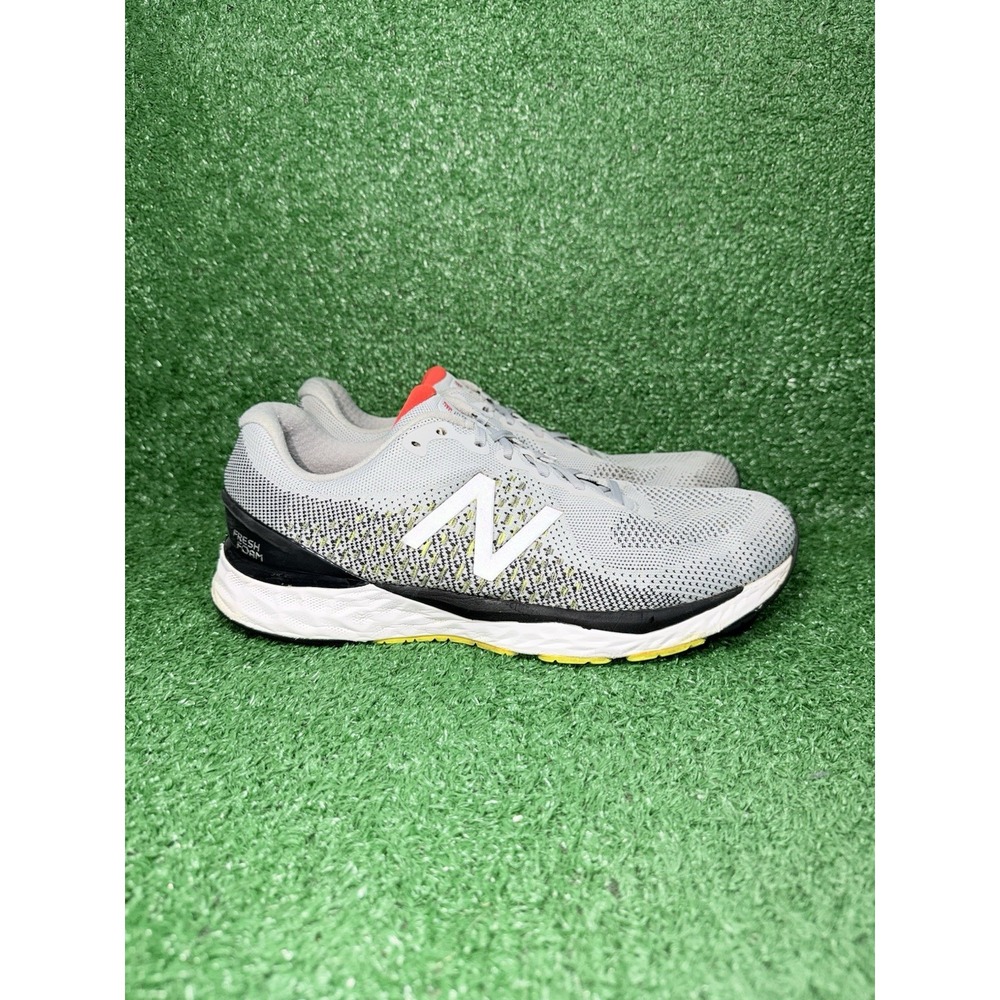 New Balance Fresh Foam 880v10 Mens Size 12 Wide 2E Grey Running Shoes Sneakers